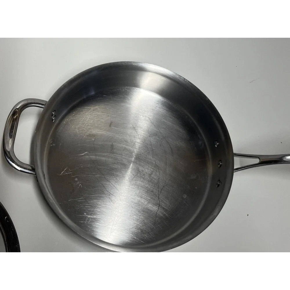 Calphalon Contemporary Stainless Steel 3 Qt Saute Pan with Glass LID # 5003